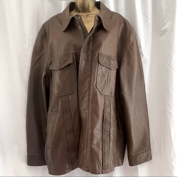 Murano Jackets & Coats Murano Butter Soft Chocolate Leather Jacket